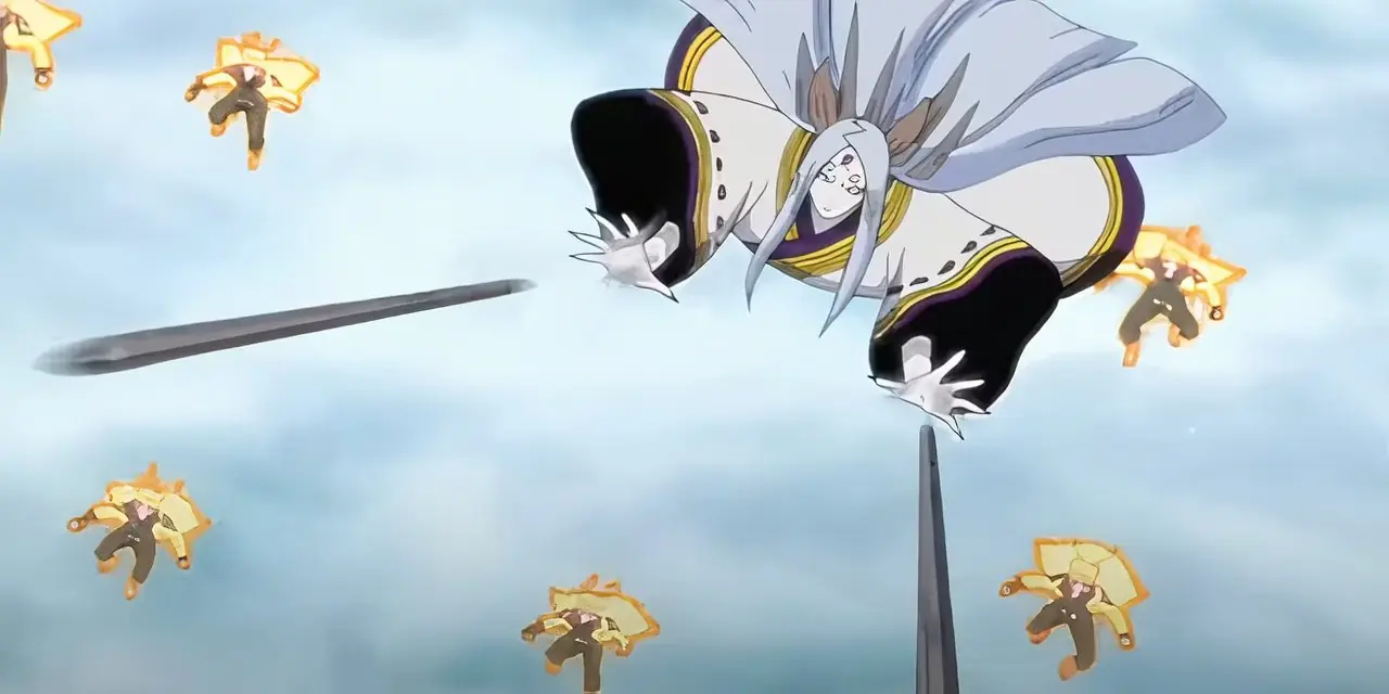 Gamamaru op de berg Myouboku in Naruto: Shippuden