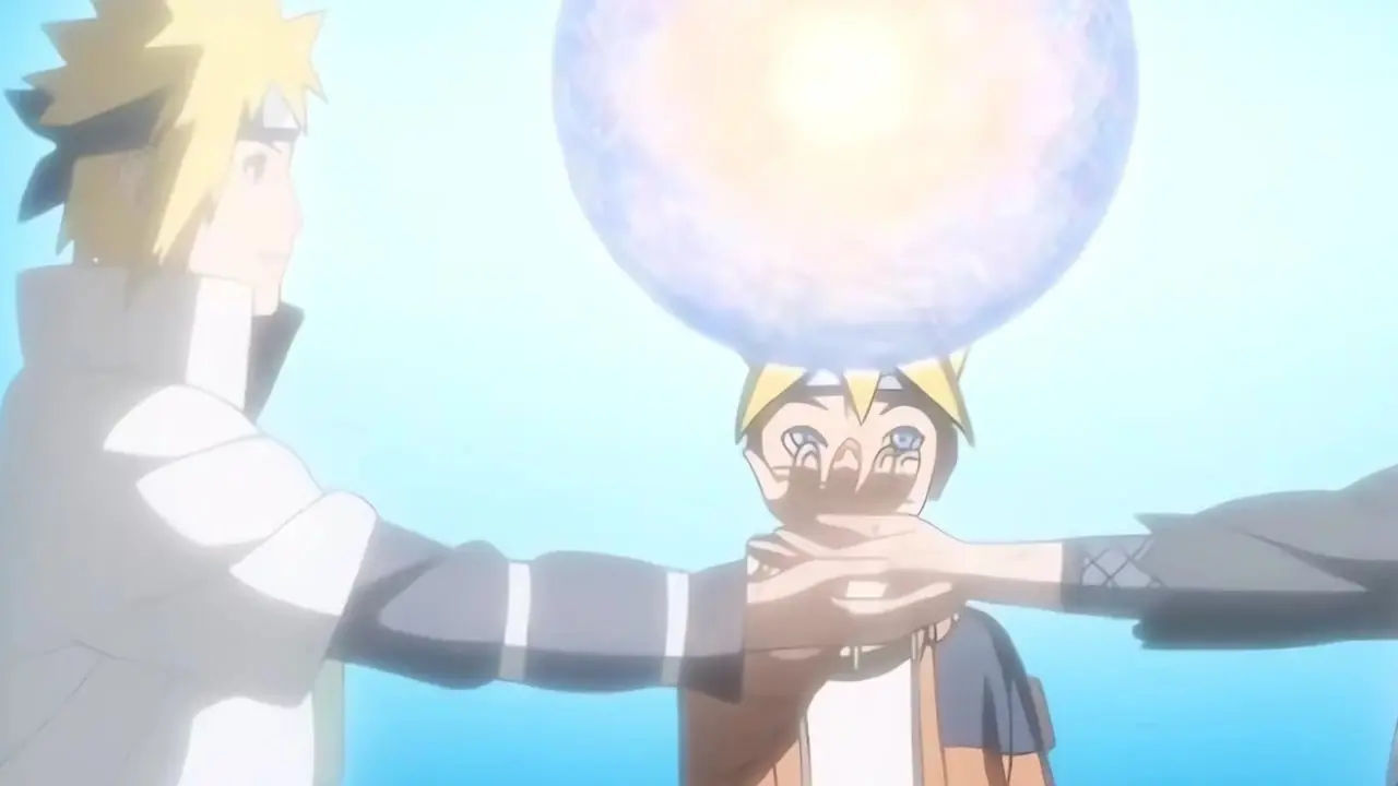 Boruto novos poderes que Naruto Uzumaki ganhou após Shippuden-pai e filho rasengan Boruto novos poderes que Naruto Uzumaki ganhou após Shippuden-pai e filho rasengan
