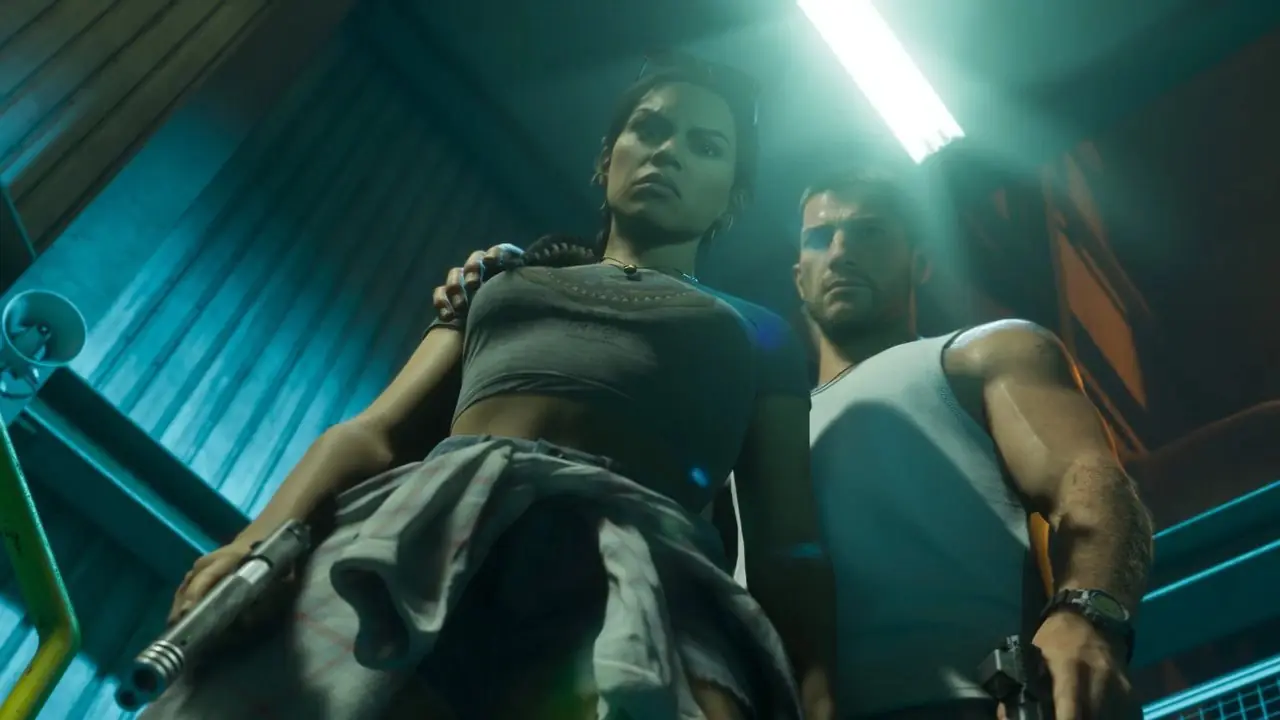 Jason et Lucia s'embrassent dans GTA 6.