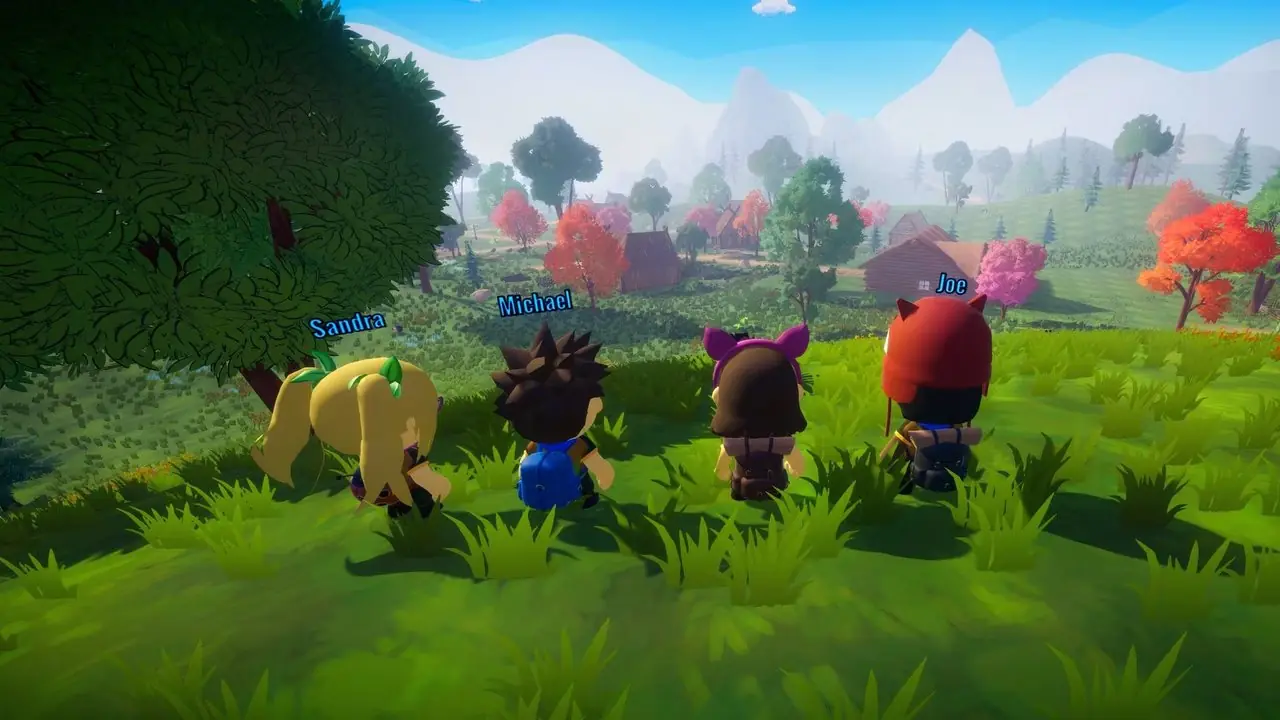 les joueurs de Huglings s'occupent de leur ferme commune en Huglings.