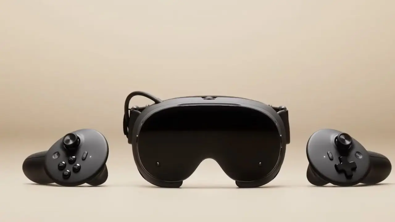 Valve Steam Frame-Bild mit Controllern für Medien